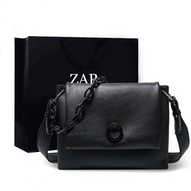 ( Order ) Túi Zara đen vuông
