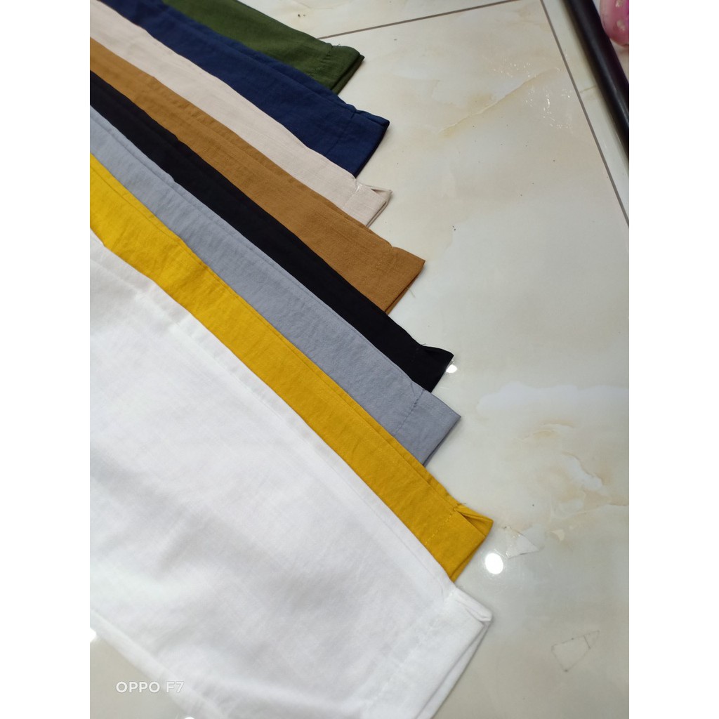 Quần đũi nữ baggy chun - Baggy Đũi Thái nội y xanh chất đẹp giá tốt