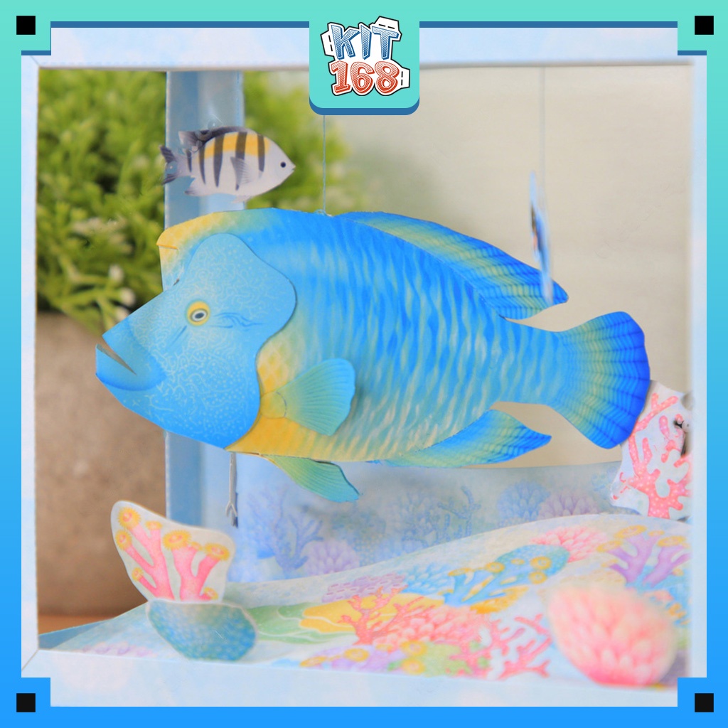 Mô hình giấy động vật Hồ cá Napoleon