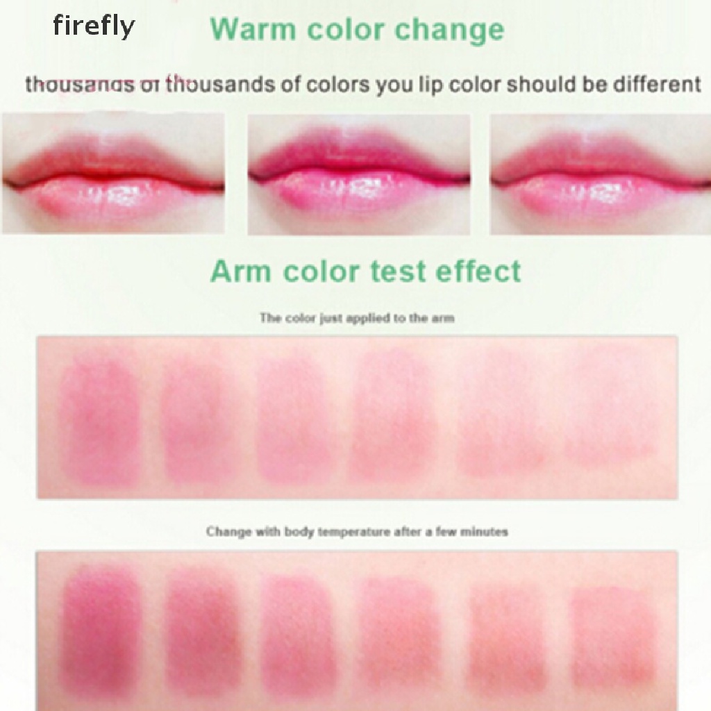 (Hàng Mới Về) Son Dưỡng Môi Chiết Xuất Lô Hội Tự Nhiên Thay Đổi Màu Sắc Theo Nhiệt Độ
