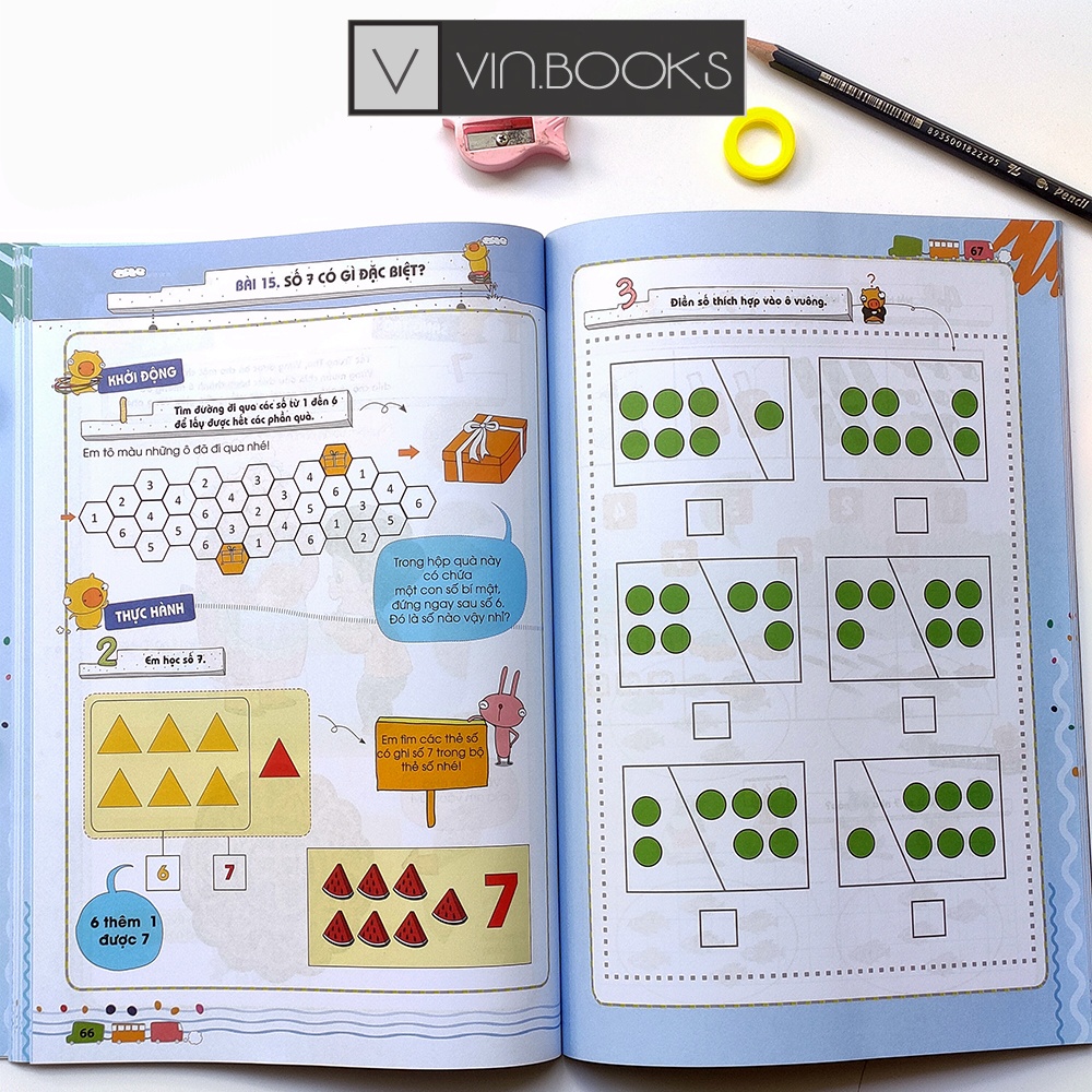 Sách - Combo Toán Tư Duy Pomath Cho Trẻ Em 4 - 6 Tuổi (Từ Tập 1 Đến Tập 6)