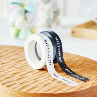 Nướng Ts |Băng Keo Dán Lọ Thủy Tinh Màu Trắng Đen 10M