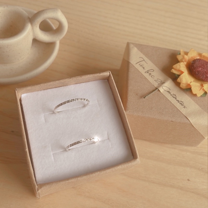 Nhẫn bạc Tiệm bạc 21 Centimeters nhẫn Xavia