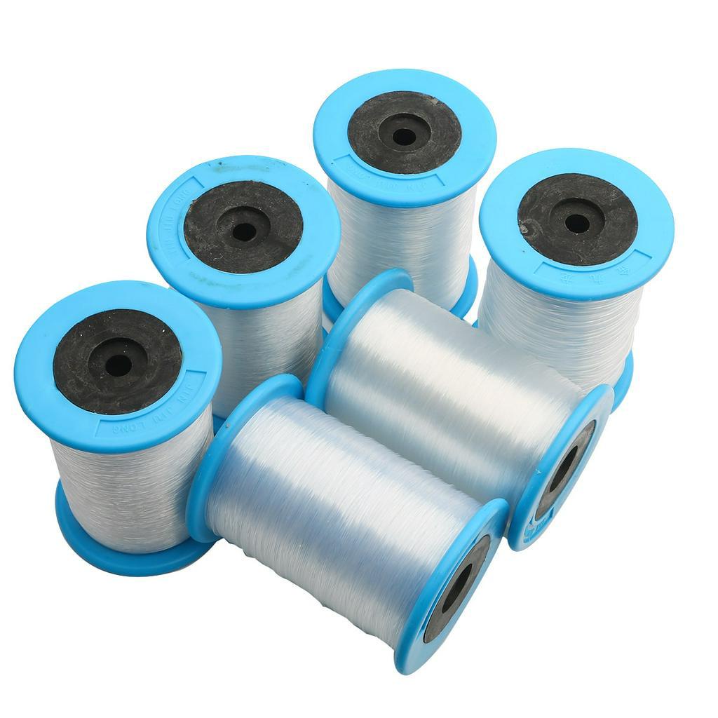 Beadia 1 Cuộn Dây Cước Nylon Trong Suốt Dùng Làm Trang Sức Thủ Công