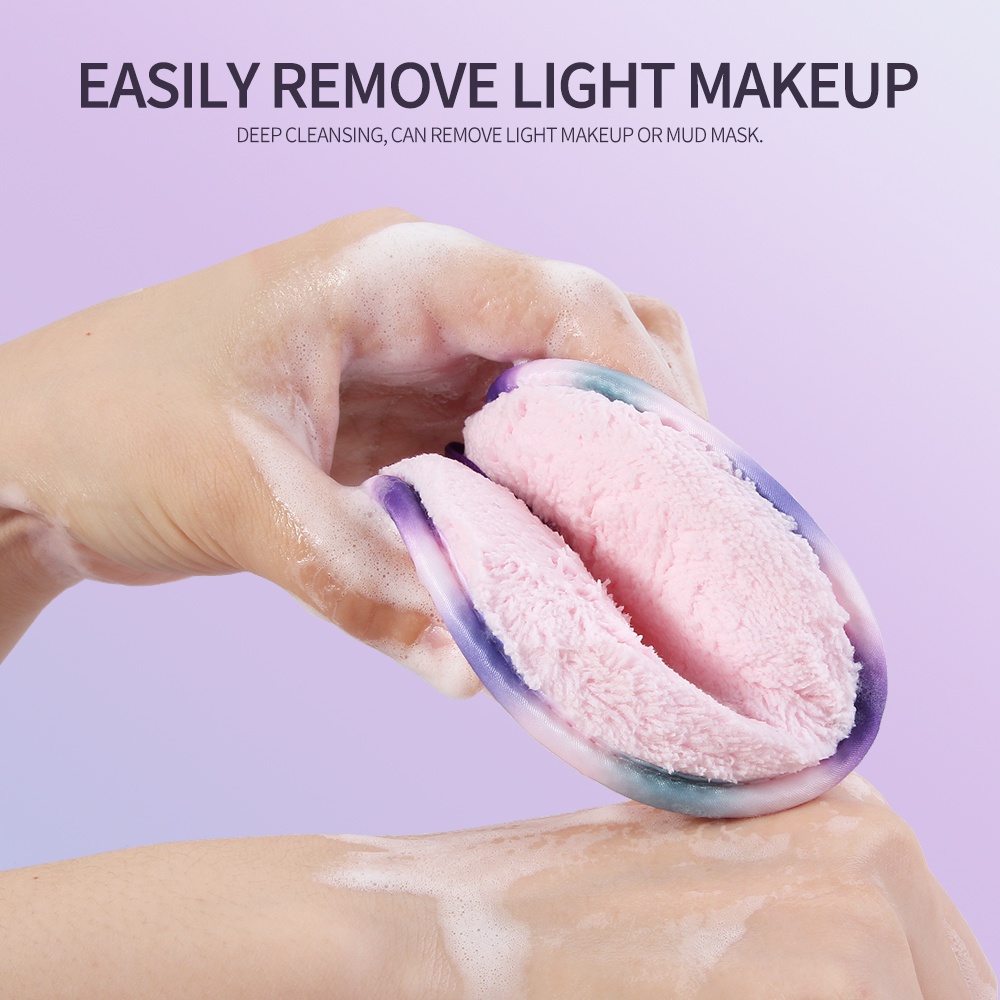 Set 3 bông xốp sợi mềm MAANGE 70g để làm sạch da mặt