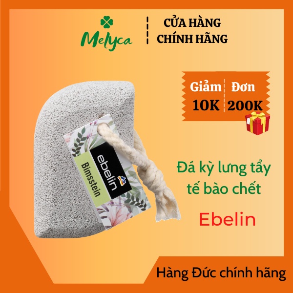 Đá kỳ tắm tự nhiên Ebelin tẩy tế bào chết lưng, gót chân - Hàng Đức