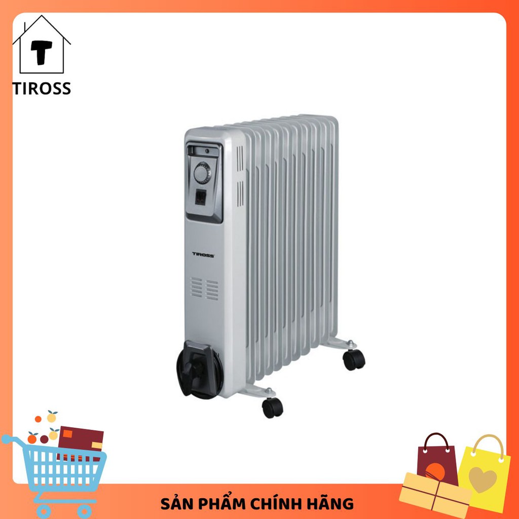 [Mã 44ELSALE2 giảm 7% đơn 300K] [Tiross123] Lò sưởi dầu 11 thanh Tiross TS 9217 (công suất 2200W)