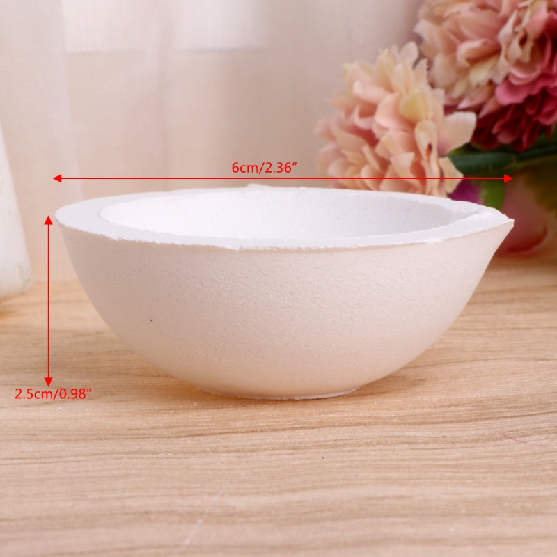 Tô Nấu Tan Chảy Bằng Silica Gel Chịu Nhiệt Độ Cao Màu Vàng / Bạc