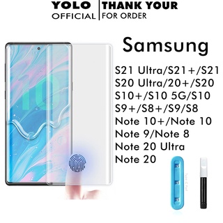 Cường lực samsung S8 S9 S8+ S9+ S10 S10+ S20 S20+ S21 S21+ S21Ultra Note 9 Note 8 Note 20Ultra Note 10+ Note 10 Keo UV