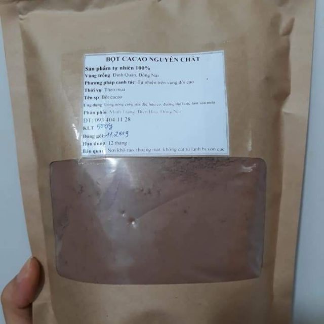 Cacao nguyên chất ( gói 500gr)
