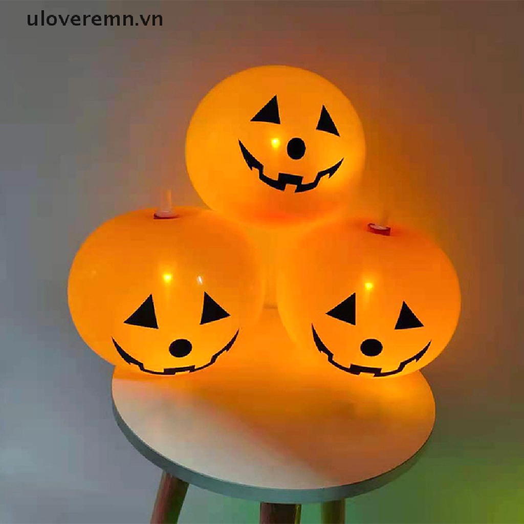 Set 5 Bong Bóng Cao Su Có Đèn Led Trang Trí Halloween