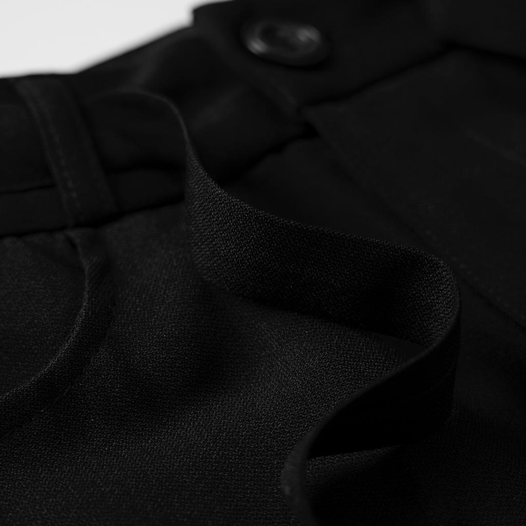 Chân váy túi hộp CHICMONKI màu đen chất kaki mềm - CMT781 EVY POCKET SKORT