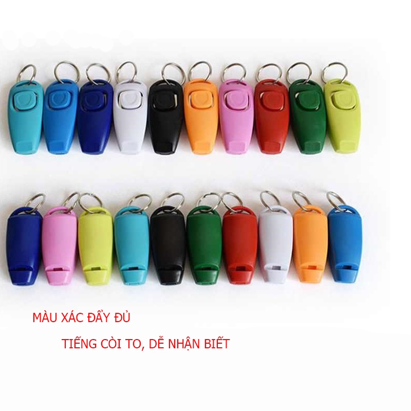Clicker huấn luyện chó chim mèo Còi Clicker Dụng cụ huấn luyện chó mèo chim