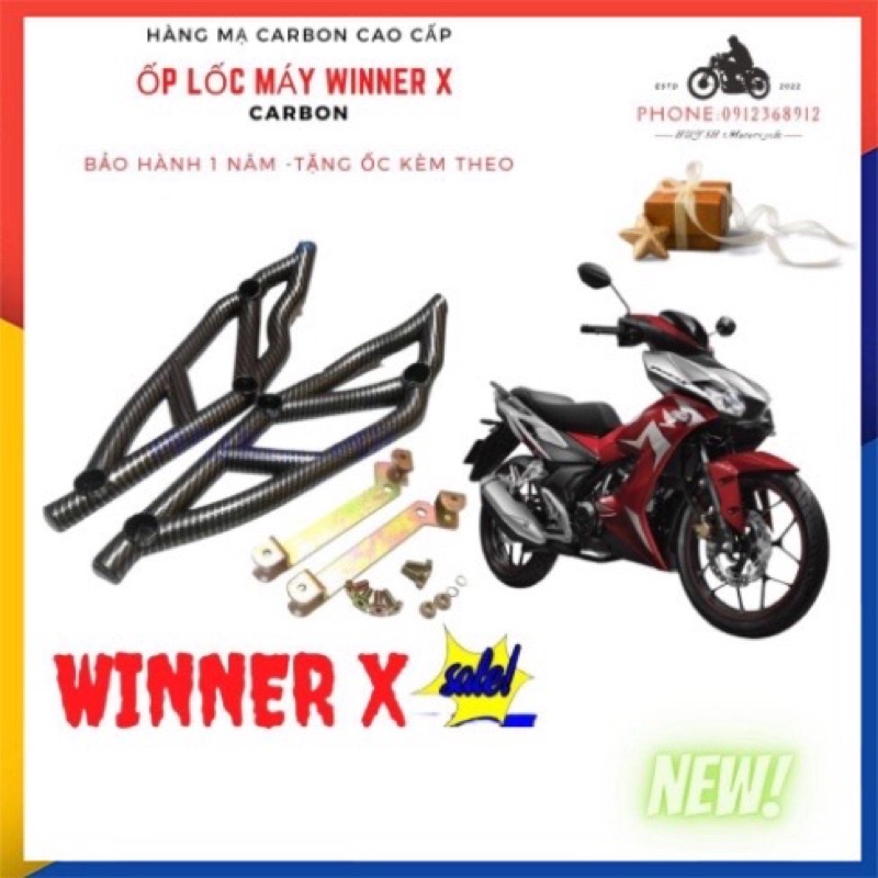 Ốp sườn winnerx màu cacbon cực đẹp kèm pát ốc gắn như zin