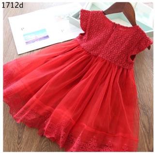 Đầm Công  Chúa voan cho bé gái