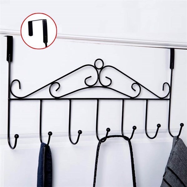Móc treo đồ, móc treo quần áo sau cửa, khung thép chắc chắn