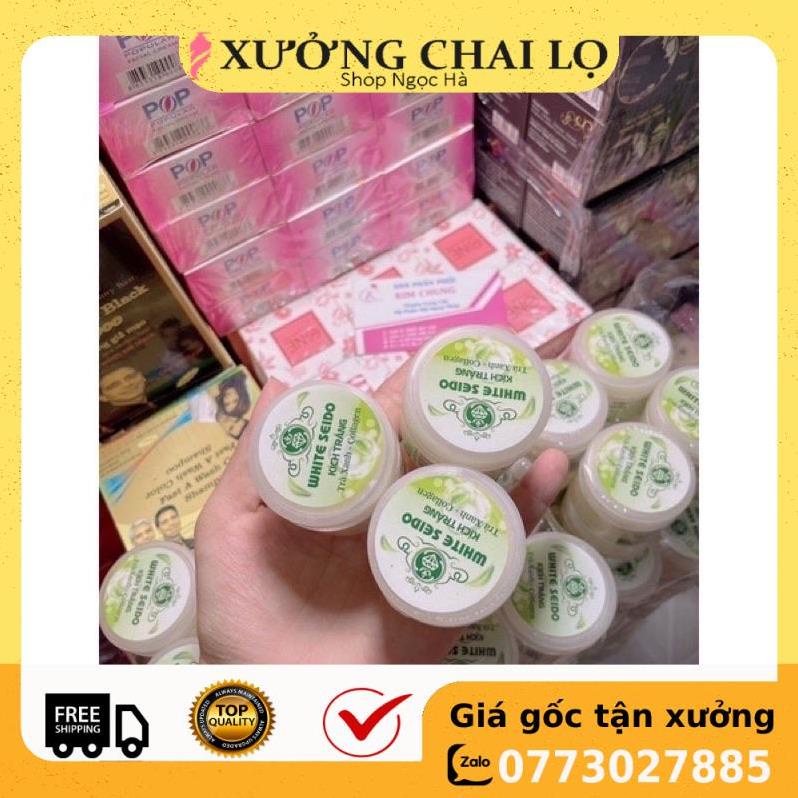 Kem Dưỡng Da ❤ TRÙM SỈ ❤ Kem kích trắng Trà xanh ❤️ Collagen 35g , nguyên liệu, công thức làm kem trộn trắng da body