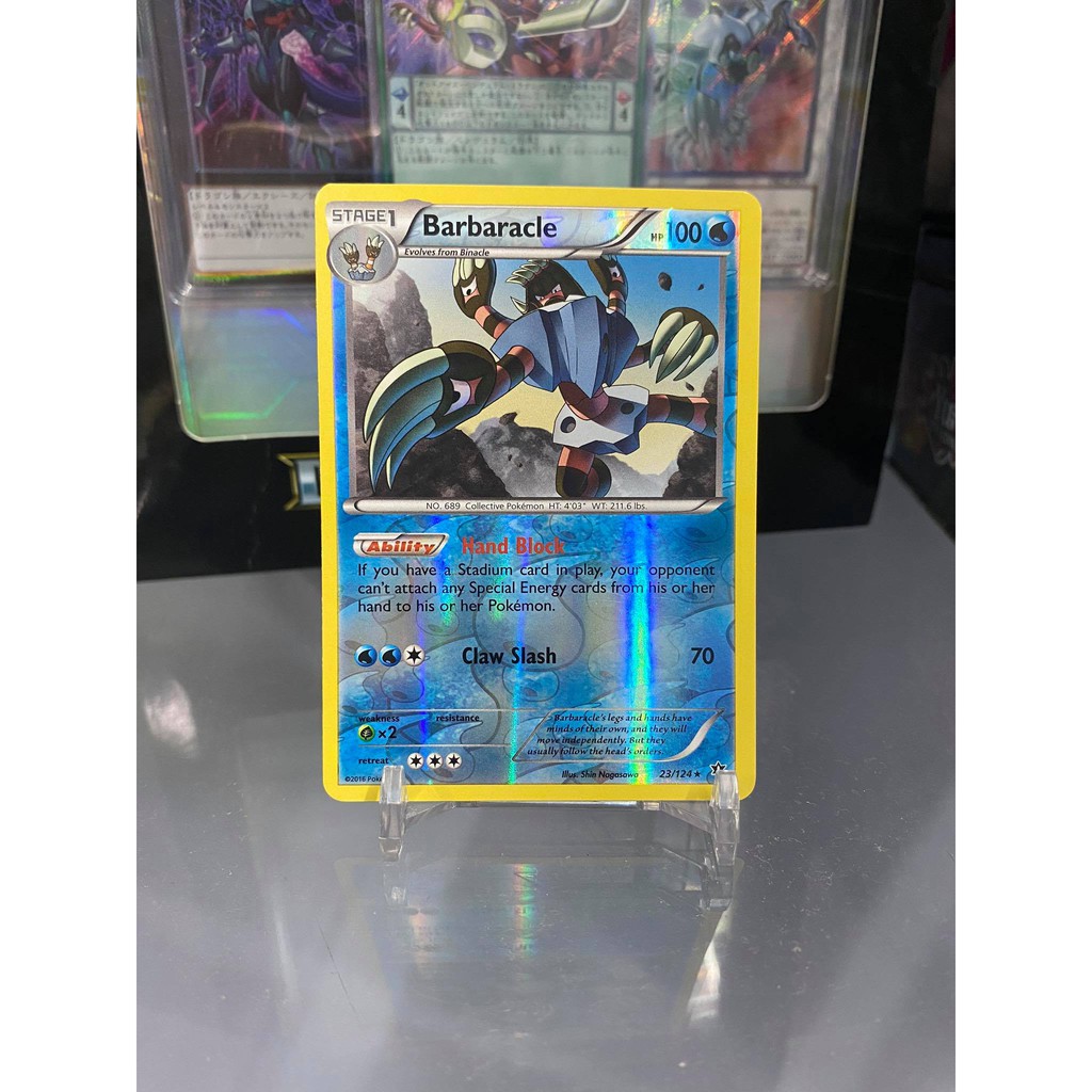 [ Dưa Hấu Yugioh ] Lá bài thẻ bài Pokemon Barbaracle