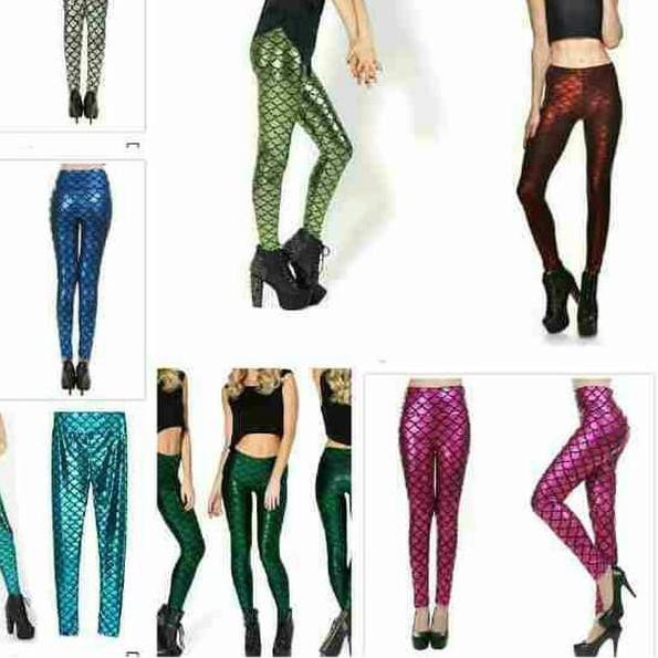 Quần Legging Họa Tiết Nàng Tiên Cá Thời Trang Quyến Rũ Cho Nữ 118