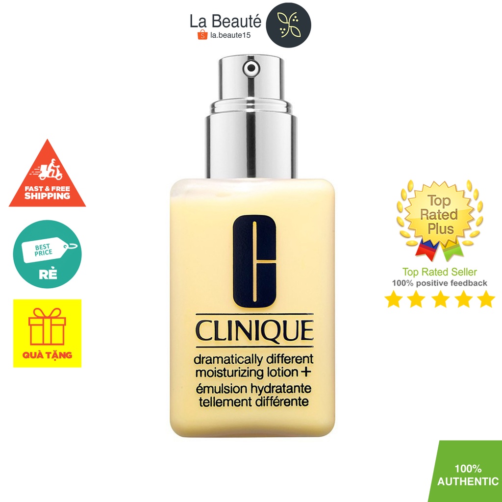 Clinique Dramatically Different Moisturizing Lotion+ - Sữa Dưỡng Cung Cấp Độ Ẩm 125ml