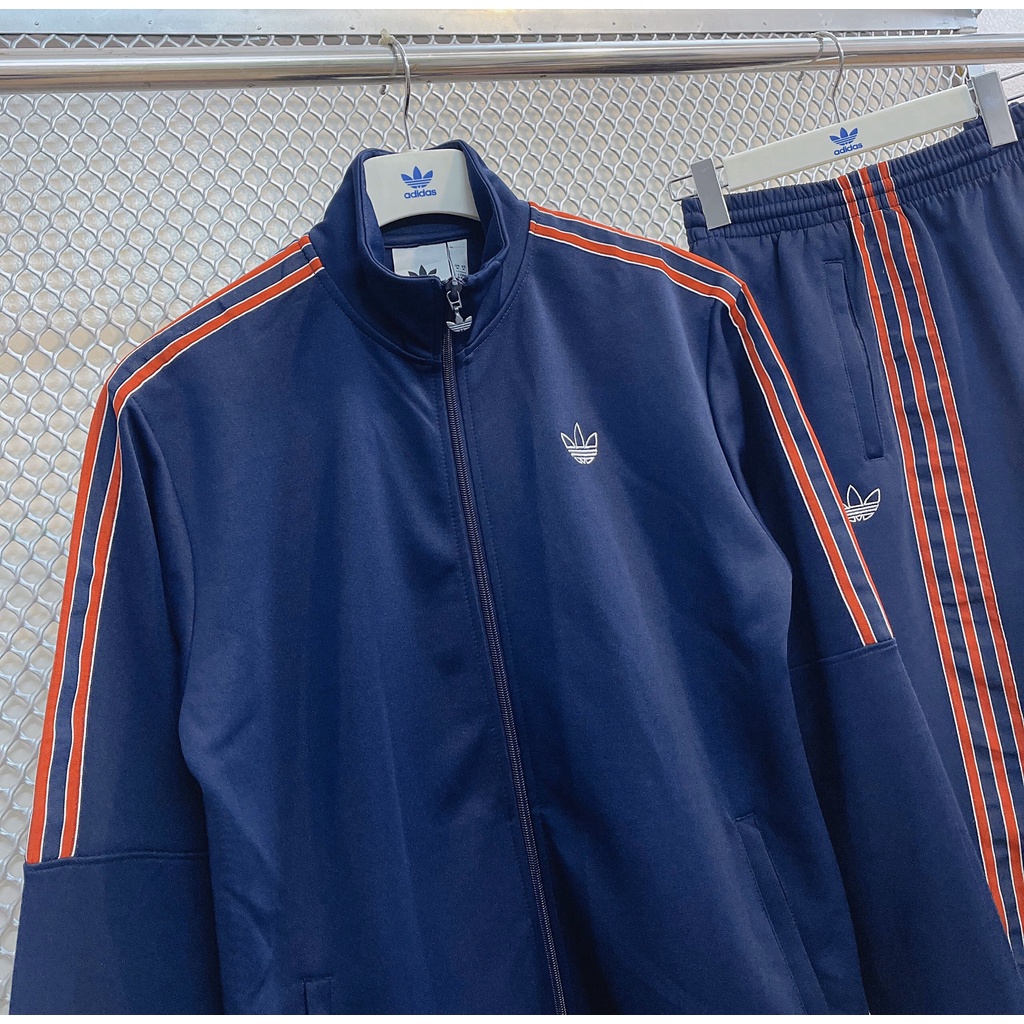 [ CÓ VIDEO SẢN PHẨM] Bộ thể thao Adidas TRACK JACKET 3 SỌC SPORT NAVY - GN2446 GN2448 | HÀNG CHUẨN 1:1 | CÓ TEM HDSD