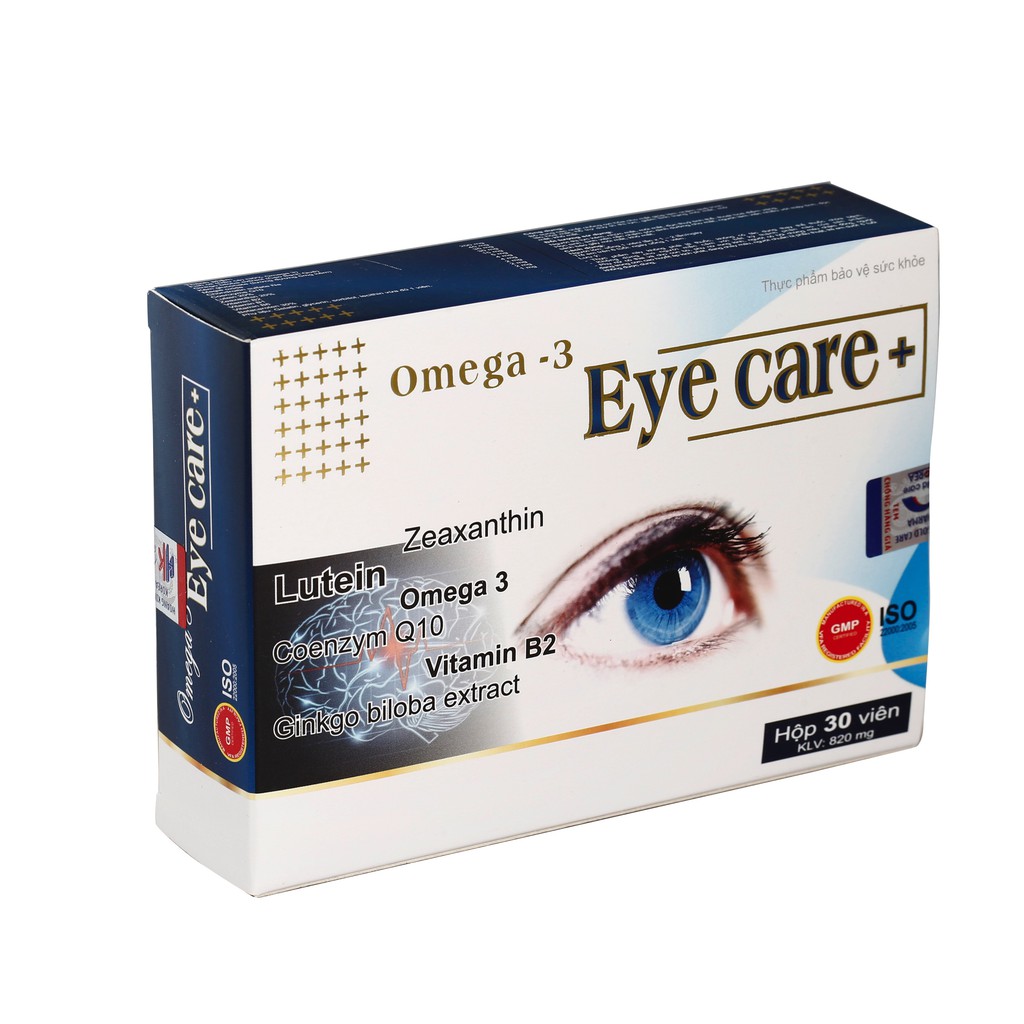 Hộp 60 Viên Uống Bổ Mắt Omega3 Eyecare Hoàng Kim