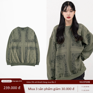 [NY0086] Áo sweater Nelly nỉ da cá in họa tiết phục hưng áo nỉ (NELLY)