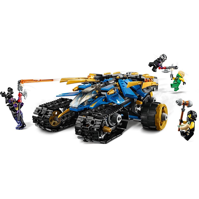 Phantom Ninjago Thunder Assault Tank Building Blocks Tương thích với Lego Mech Minifigures Đồ chơi giáo dục lắp ráp