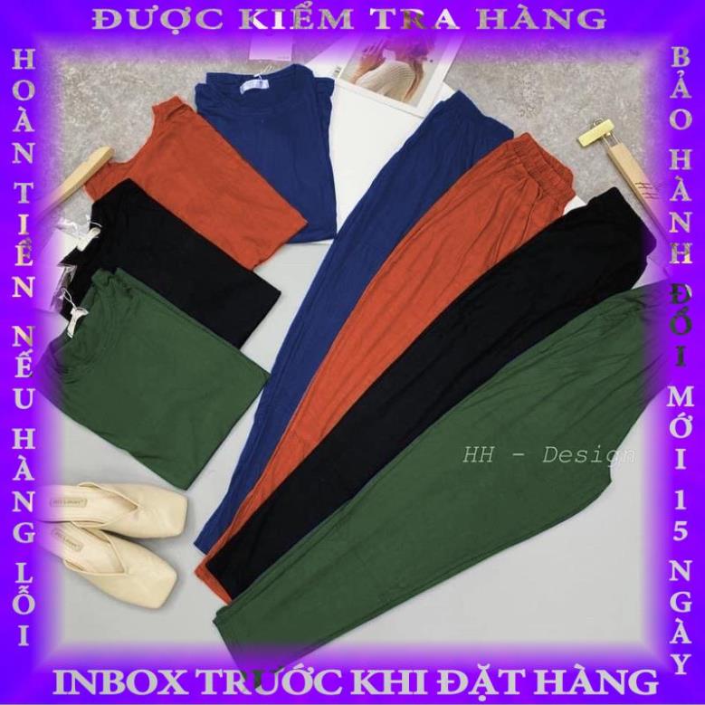 (48-100kg) Set bigsize nữ thun lạnh Khuất Yến 50kg đến 100kg tay ngắn form rộng co giãn Khuất Yến nguyenvan