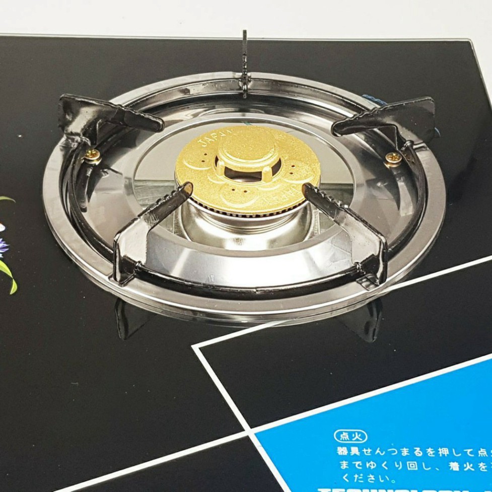 Bếp ga đôi kiếng cường lực Kamachi KM-212