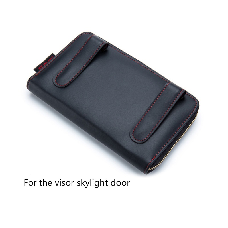 Hộp Đựng Khăn Giấy Bằng Da Gắn Kính Chống Nắng Xe Hơi Tiện Dụng