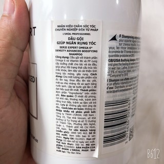 Dầu gội ngăn rụng tóc DENSITY ADVANCED L'oreal 500ml