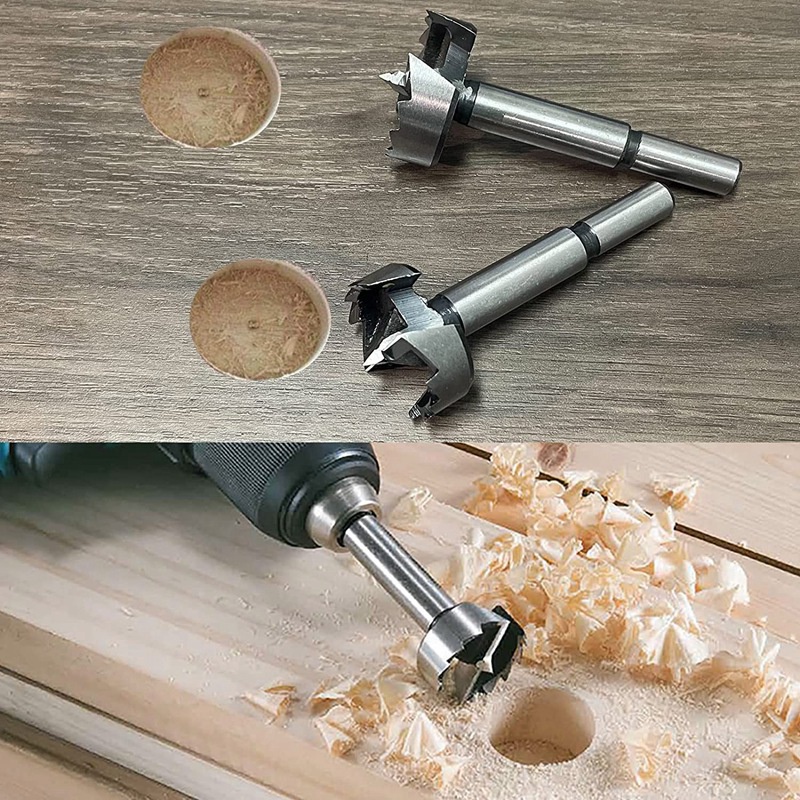 Bộ 5 Mũi Khoan Gỗ Lỗ Phẳng 3 / 8inch Chuyên Dụng