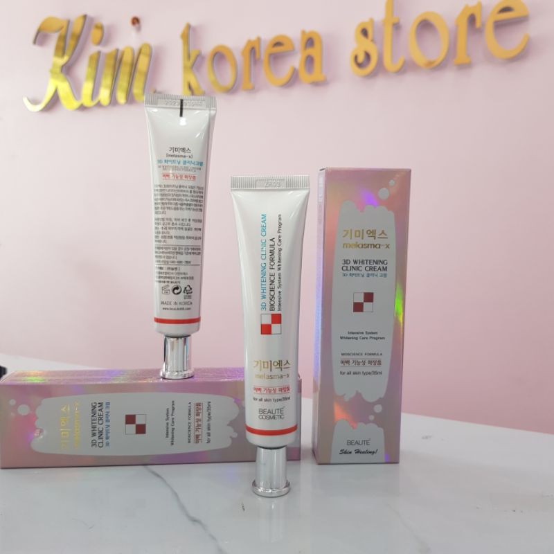 Kem dưỡng trắng giảm nám tàn nhang 3D whitening clinic cream