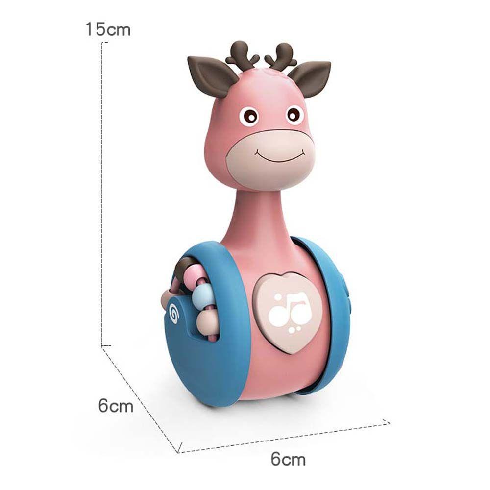 Nickolas Tumbler Roly-poly Đồ Chơi Lục Lạc Dạng Trượt Hình Hươu Vui Nhộn Làm Quà Tặng Sớm Cho Bé Sơ Sinh