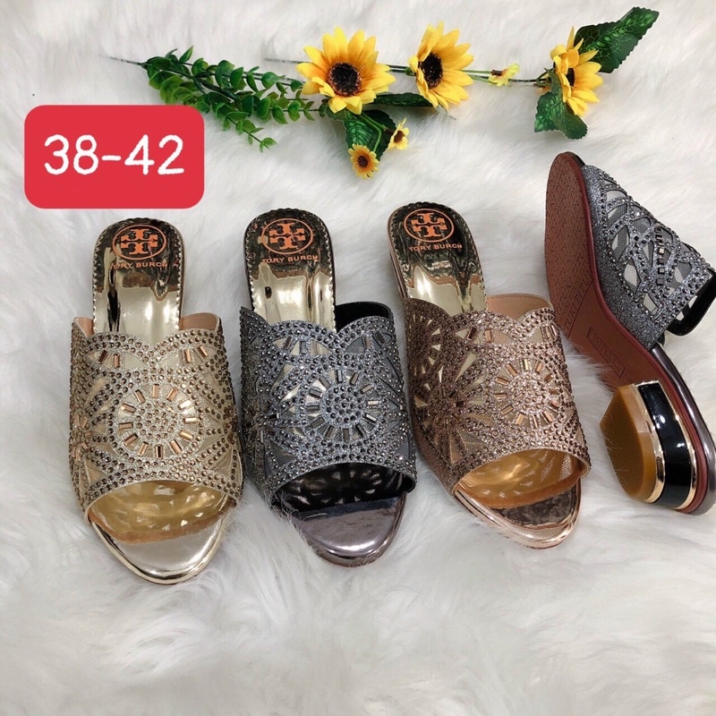 Guốc trung niên số lớn  36-43 gót 3p