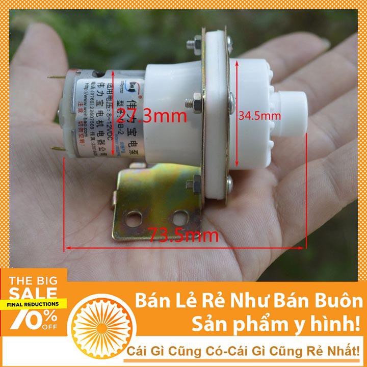 Máy Bơm Mini 12V Trắng