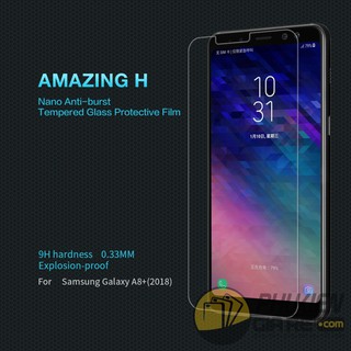 Kính cường lực Samsung A8 Plus 2018 / A8+ 2018 (Trong Suốt)