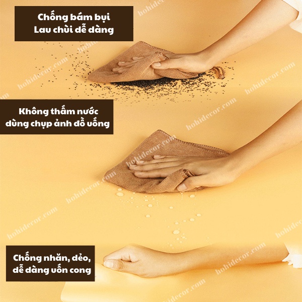 Phông Nền PVC Chụp Ảnh Khổ Lớn, Phông Trắng Chụp Hình Sản Phẩm, Background Nhựa Studio - HoHi Decor