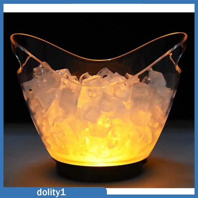 Xô đựng đá có đèn LED dung tích 2L