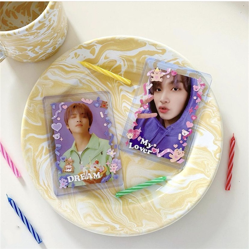 Set 10 Thẻ Game Polaroid Toploader 35PT Bằng PVC Trong Suốt Siêu Dày DIY Giá Đỡ