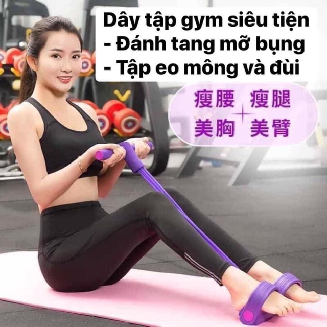 Dây tập gym 4 ống