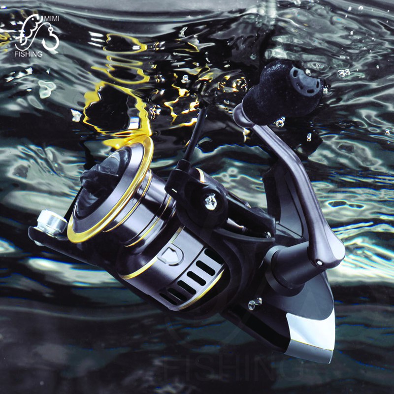 Máy câu cá Kim Loại HE LINNHUE size 2000-3000-4000-5000