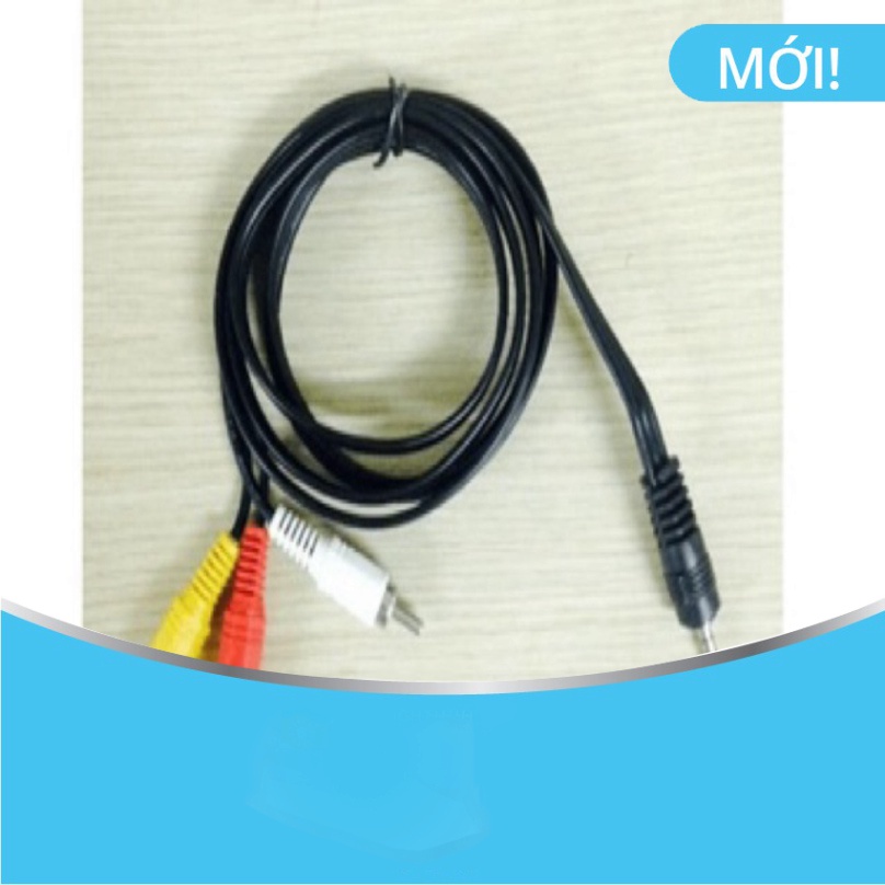 Dây cáp AV 3.5mm 1 ra 3 đầu bông sen chuyên dùng cho Android Box