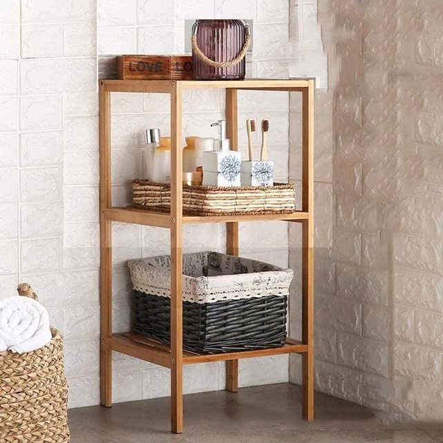 Kệ gỗ tab đầu giường goodwood 3 tầng gỗ tự nhiên trang trí nội thất phòng