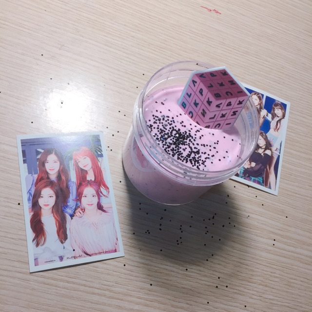 Slime BlackPink(clay slime)tặng kèm 2 tấm hình của Blackpink khi mua hàng