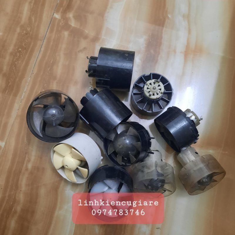 Động cơ hút gió 18V các loại cũ tháo máy/ mới