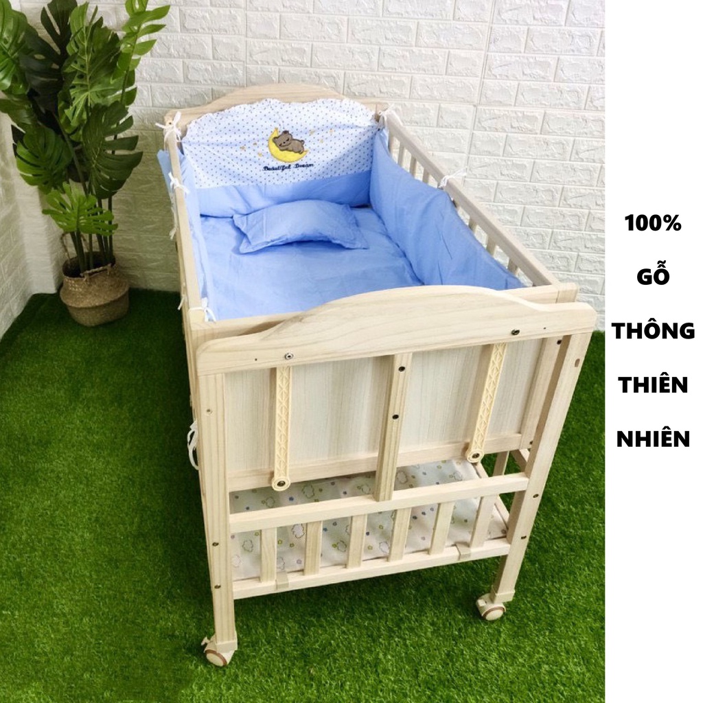 [TẶNG QUÂY ĐỆM + MÙNG ĐA NĂNG] Nôi Điện Đưa Tự Động Thông Minh Vbaby F5 Đa Năng