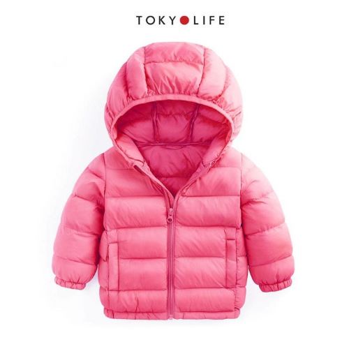 Áo Khoác Lông Vũ Cao Cấp Siêu Nhẹ, Ấm Trẻ em 3 lớp có mũ TOKYOLIFE I3JCK600F