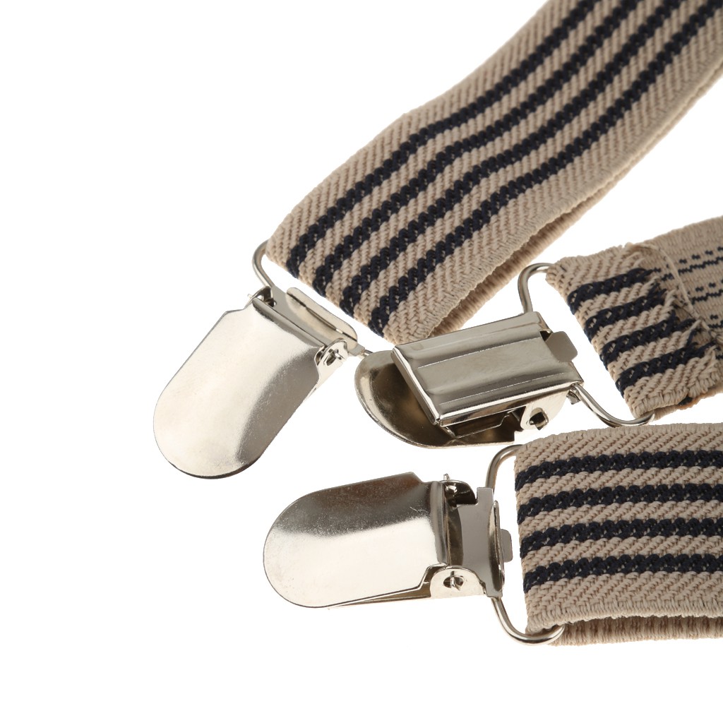 Set Dây Đai Thắt Nơ Lưng Co Giãn Họa Tiết Kẻ Sọc 61 Dành Cho Bé Trai Gái